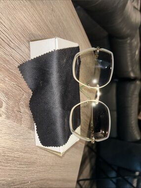Gold Metal Frame Men's Sunglasses - Gold Lens never worn